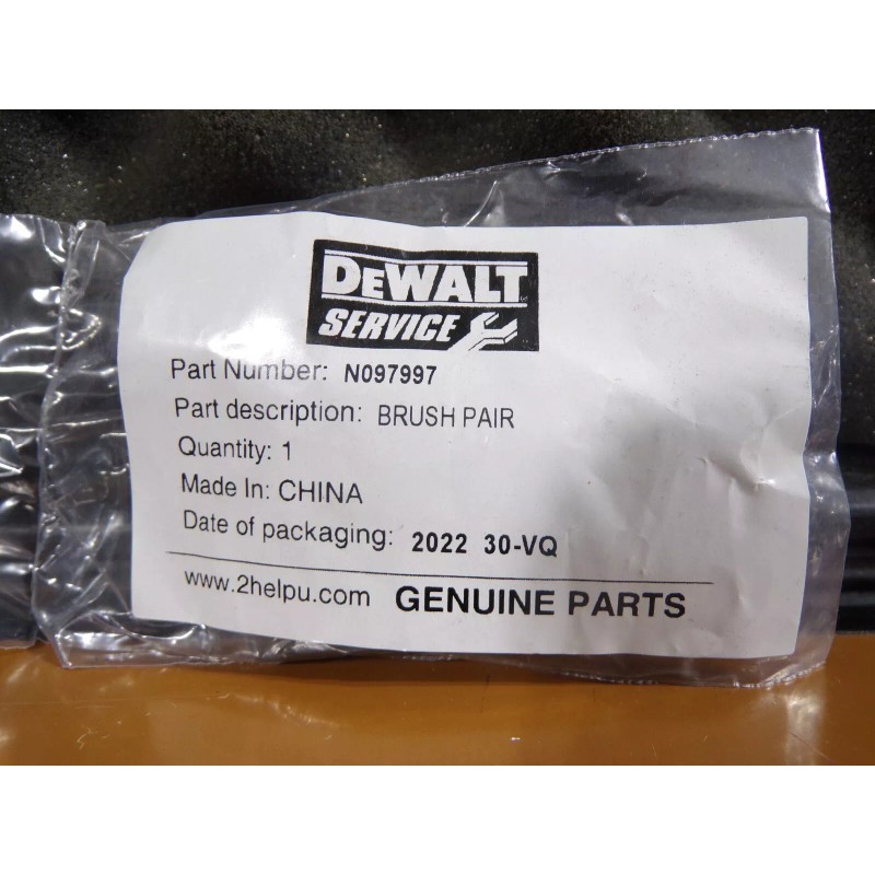 DEWALT Original DeWalt Part # N097997 BRUSH PAIR