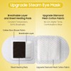 BeHoomi 30Packs Steam Eye Mask for Sleeping, Disposable Heated Eye