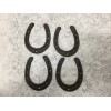 Cast Iron Set Of 4 Medium Sized Horseshoes (0031)