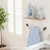 PERFNIQUE Ironing Board Holder, Iron Board Wall Mount, Ironing Board