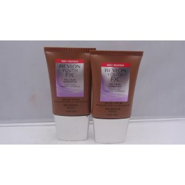 REVLON YOUTH FX FILL + BLUR FOUNDATION SPF 20 - 450 MOCHA - LOT OF 2