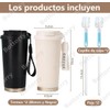 2Pcs Termo 530ml40oz para uso dual fríocaliente Termo de Café