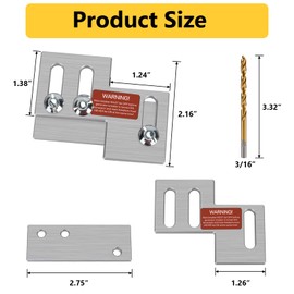 PFCKE Generator Interlock Kit Compatibles with Thomas & Betts, Challenger, Westinghouse 150 or 200 Amp Panels, 1 to 1 1/8 Inch Spacing Between Main and Branch Breaker（TB-200A）