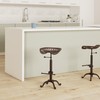 BOKKOLIK Industrial Bar Stools-Swivel Tractor Seat-Bar Height Adjustable 23-31inch-Kitchen Island