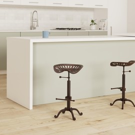 BOKKOLIK Industrial Bar Stools-Swivel Tractor Seat-Bar Height Adjustable 23-31inch-Kitchen Island Dining Chair