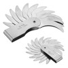 Stainless Steel Radius Fillet Gauge External Internal Concave Convex Measuring