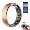 Weyrinice Smart Ring Health Tracker, Wireless Charging Case Fitness Ring,
