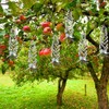 6Pcs Bird Repellent Spiral Reflectors Bird Deterrent Reflective Wind Spiral