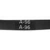 sourcing map 2pcs A96 or 4L980 Classic Wrapped Rubber V-Belt,