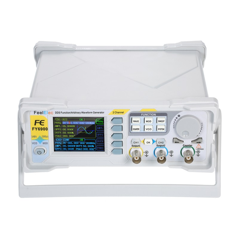 60MHz Function Signal Generator High Precision Digital DDS Dual-channel Function