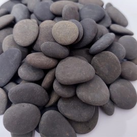 Handpicked 100pcs 1-1.5 inch Small Painting Rocks, Natural River Rocks Smooth Flat Pebbles for Crafts, Painting Activities, DIY Decorative Flower pots Fish Tank (1in-1.5in, 100pcs))