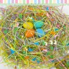 1 LB Iridescent Easter Grass Multicolor Rainbow Raffia Grass Crinkle