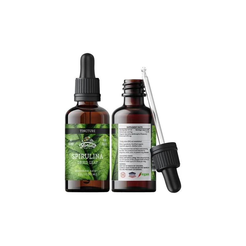 Florida Herbs Tinctura Spirulina Orgánica 700mg