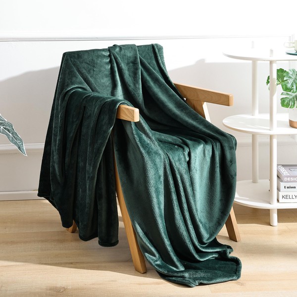 Fleece Blanket Throw, Soft Fluffy Throw Blanket for Couch Bed