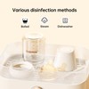 Natural Nursing Glass Baby Bottle - with Anti-Colic Vent System