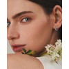 JIWOY Hoop Earrings 925 Sterling Silver Round Huggie Earring Created