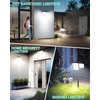 Solar Motion Light Outdoor with Stake, 180° PIR Motion Sensor