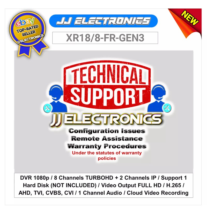 Epcom S08-TURBO-GEN3 DVR 8 Ch 1080p TurboHD + 2 Channels