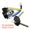 Priprilod Ignition Switch Door Lock Cylinder with Keys Compatible with