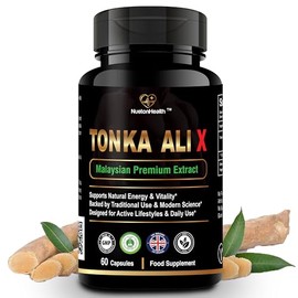 Tonka Ali X – Premium Malaysian Root Extract for Daily Energy & Wellness – Plant-Based Daily Support – 60 Vegan Capsules