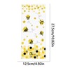 Macute 50pcs Bee Yellow Cellophane Treat Bags Ladybug or Bee