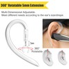 VSuRing Ear Hooks Eartips Kit 360° Rotatable Adjustable Soft Silicone
