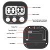 2 PCS Magnetic Kitchen Timer, Big Digits Large LCD Screen