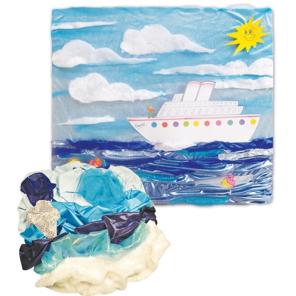 Springboard Sea Sky Classroom Fabric Display Pack - Coloured and