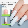 CHERIMOYA Formas de Uñas para Polygel,120 Pcs 12 Tamaños con