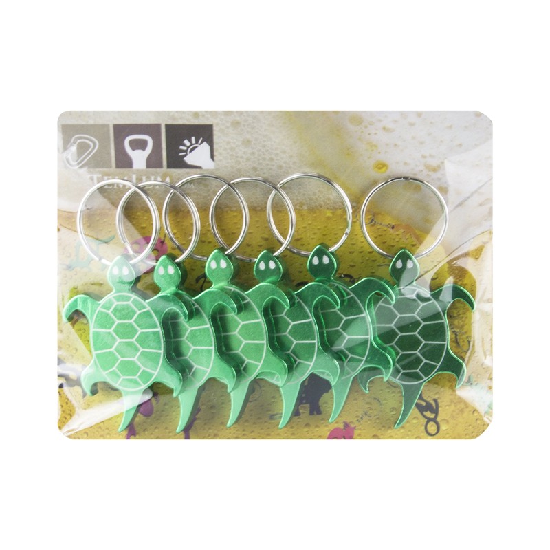Swatom Turtle Aluminum Alloy bottle opener keychain Creative Gifts Accessories