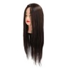Hairdressing Mannequin Head 63cm Synthetic Fiber Head Styling Middle Part