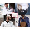 ONLYKXY 50pcs Beard Cover White Nylon Beard Protector Net Protective