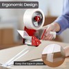Dunzoom 2 Pack Packing Tape Dispenser Gun with 12 Roll