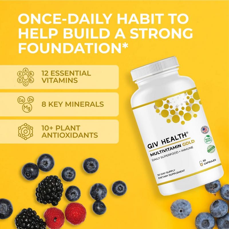 Multivitamin Gold by GIV Health – Advanced Superfood & Immune