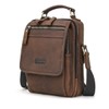 Contacts Genuine Leather Men's Laptop Mini Tab Messenger Crossbody Bag