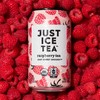 Just Ice Tea, Raspberry Flavored Black Iced Tea, 12-Pack (12oz