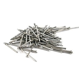 1.4mm x 25mm Plain Steel Bright Oval Lost Head Joinery Nails Small Head (Pack of 250)