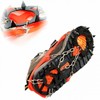 Snowy and icy all-weather 12-pin welding crampons 265-285mm Black