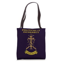 Eastern Orthodox Christian Cross Politically Incorrect Tote Bag