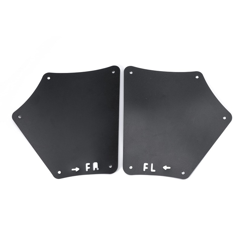 Splash Guards for Fender Liner Shields with Clips Retaining Retainer