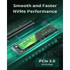 KEXIN SSD M.2 NVMe Internal SSD 256GB M.2 2280, PCIe