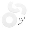 BESPORTBLE 4pcs Pool Ladder Escutcheons Covers Durable Abs Material Protection