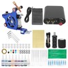 10 Wraps Tattoo Coil Machine Kit Mini Tattoo Power Supply