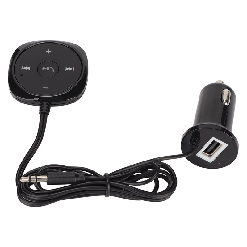Car Bluetooth 5.0 Audio Receiver Handsfree Calling 5V 2.1A USB