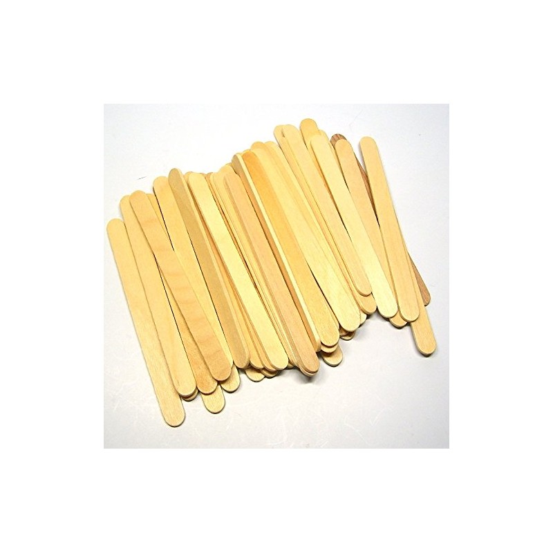 200 Pc Wood Wax Applicator Stick Assortment for Facial, Eyebrow,
