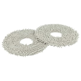 vhbw 2 x Mop Cloths Compatible with Mova E30 Ultra Mop Robots, Cleaning Robot - Mop Cloth, Mop Pad - 2 x Microfibre Cloths