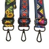 Kiwochy Colourful Bag Strap Shoulder Strap Black Metal Handbag Strap