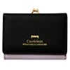 Aldi Women's Trifold Wallet, Black & Purple