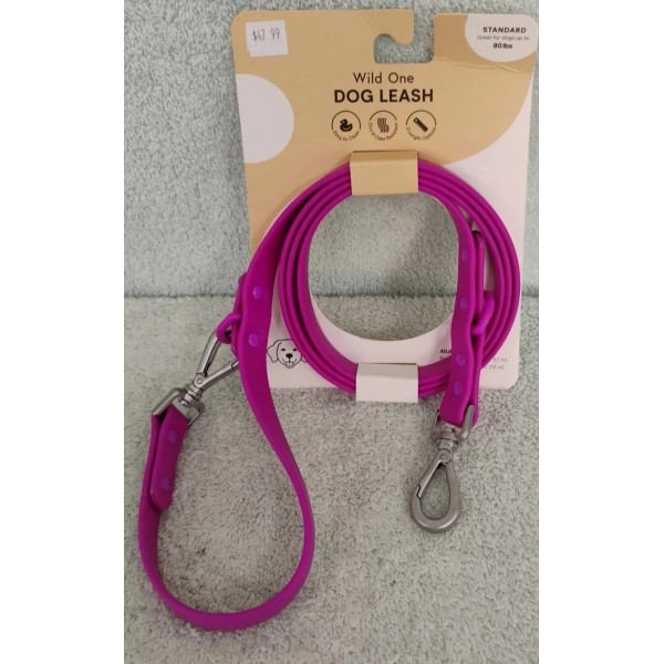DO&G Wild One Standard Dog Leash – Orchid – For