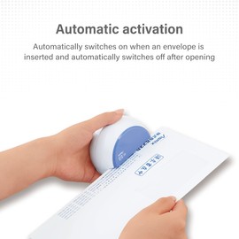 Asuka LO85B Electric Letter Opener, Blue